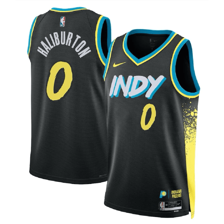 TYRESE HALIBURTON INDIANA PACERS 2023-24 CITY EDITION JERSEY