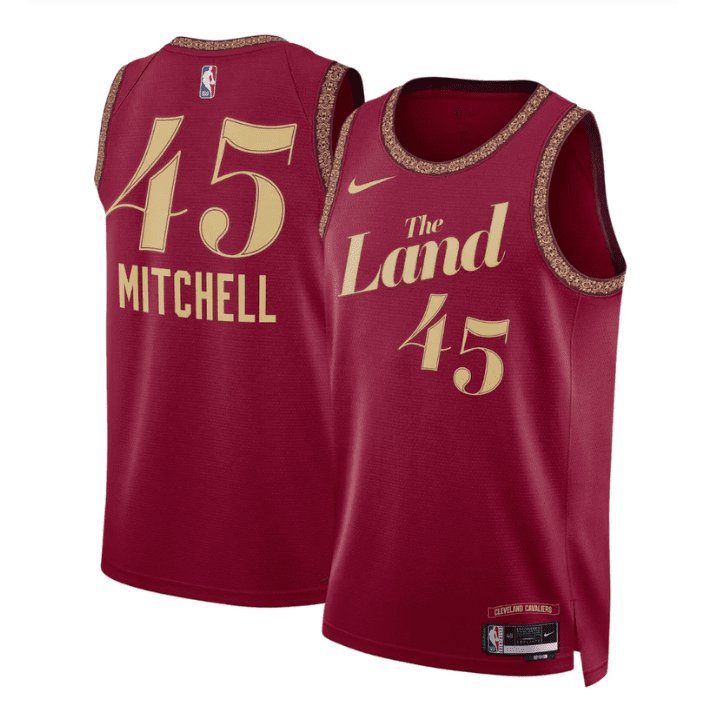 DONOVAN MITCHELL CLEVELAND CAVALIERS 2023-24 CITY EDITION JERSEY